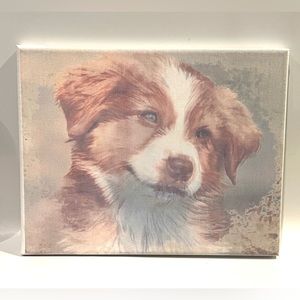 “Retriever” dog canvas sign